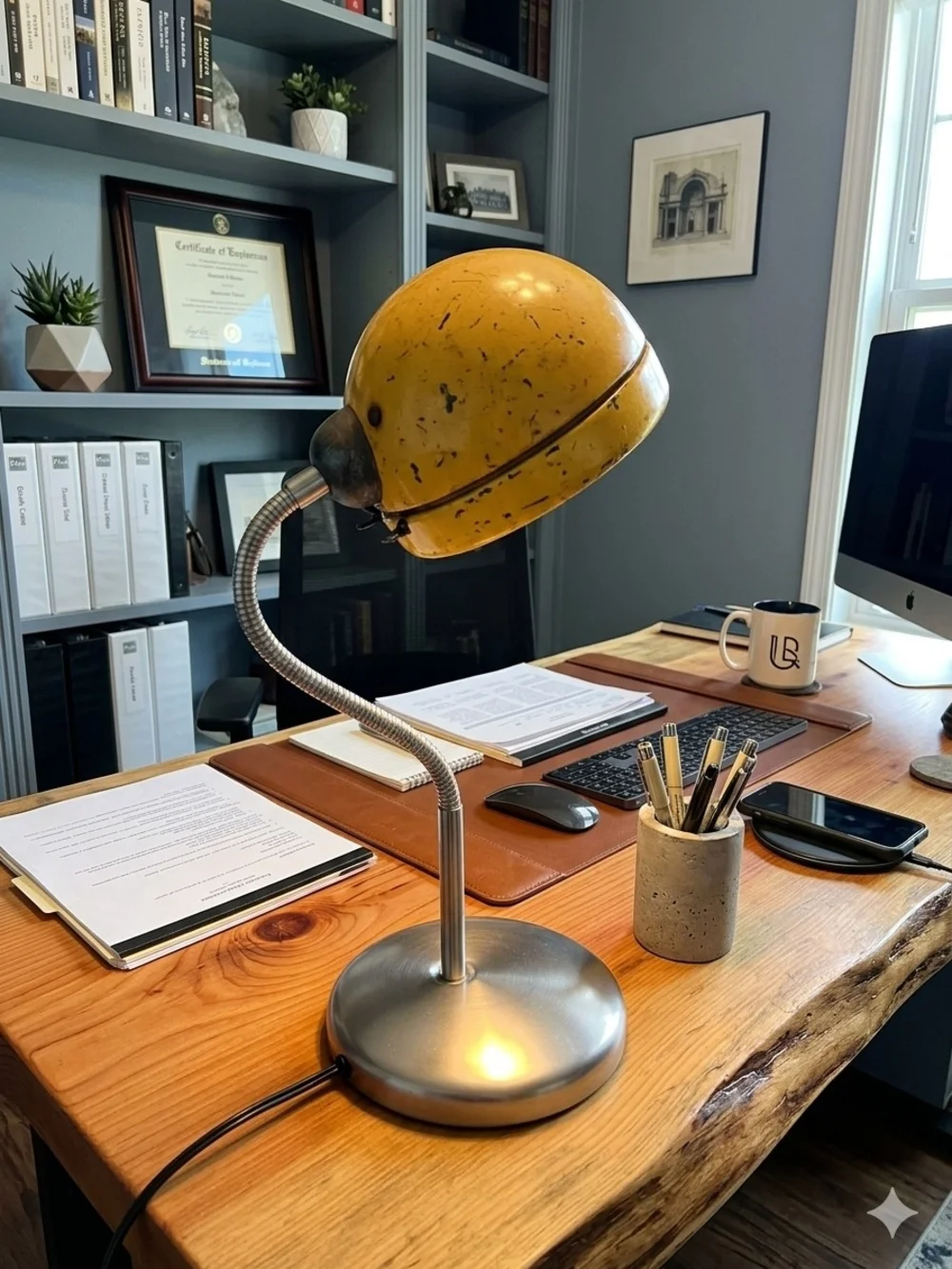 Antique Vintage-Style Adjustable Desk Lamp - Home Accents
